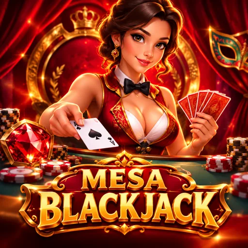 Mesa de blackjack VIP com limites altos em ambiente exclusivo